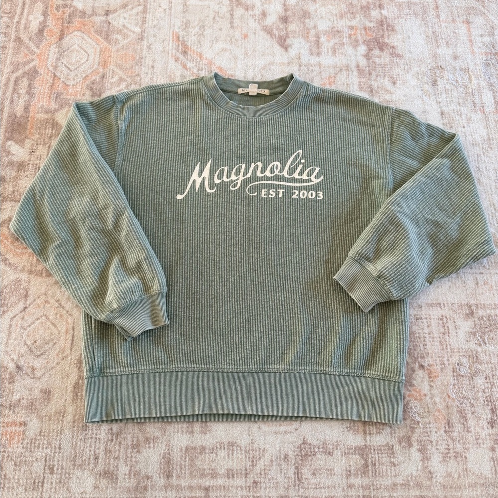 Magnolia Olive Crewneck Sweater for Men